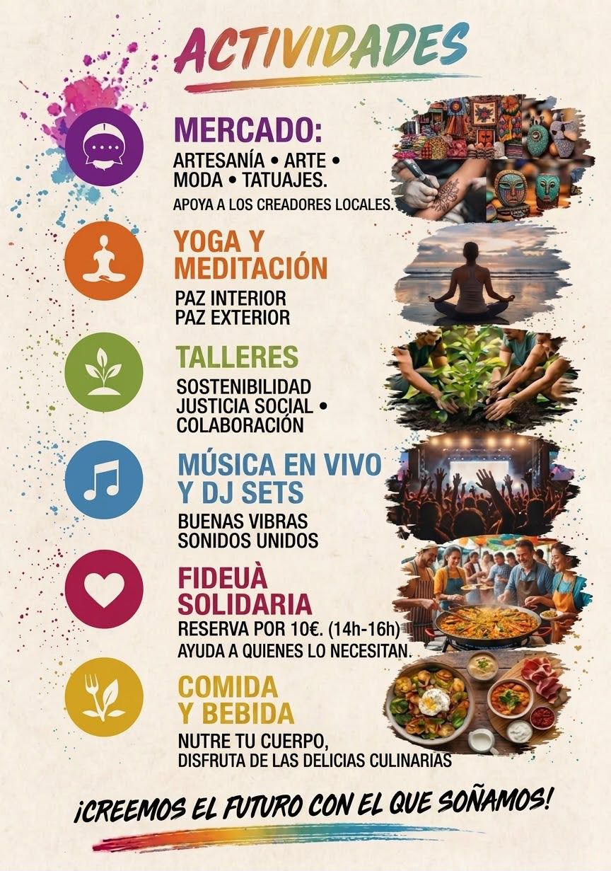 Cartel de actividades del evento